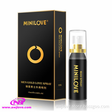 10ML Minilove Men Gold sex Spray delay spray